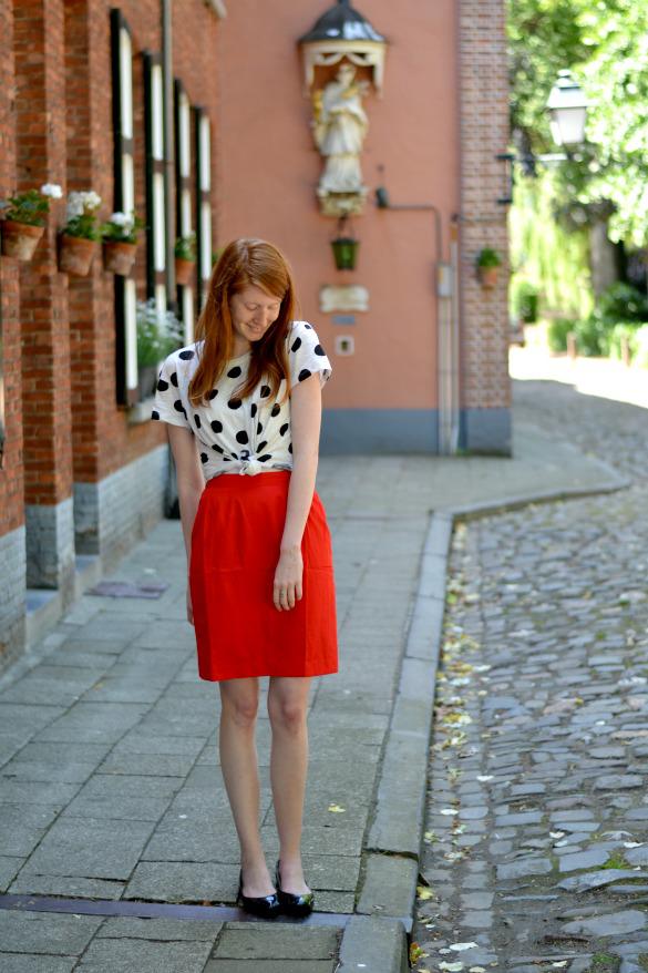 A Red Pencil Skirt