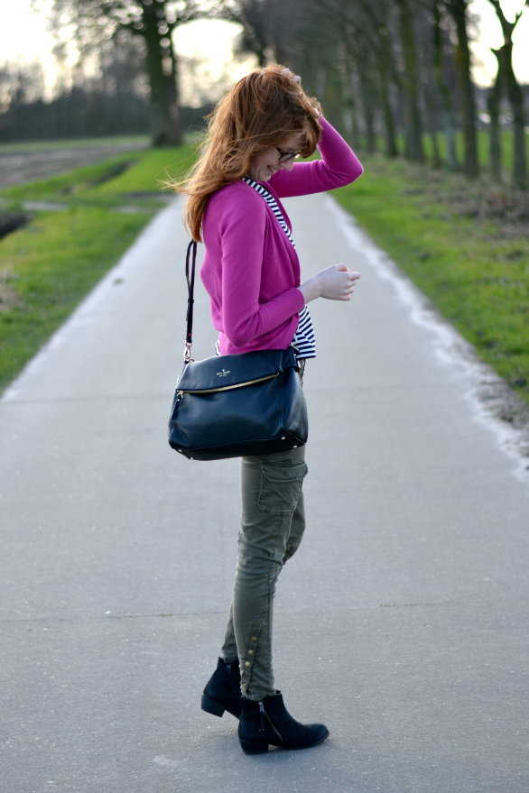 Shopping My Closet: Hot Pink Cardigan