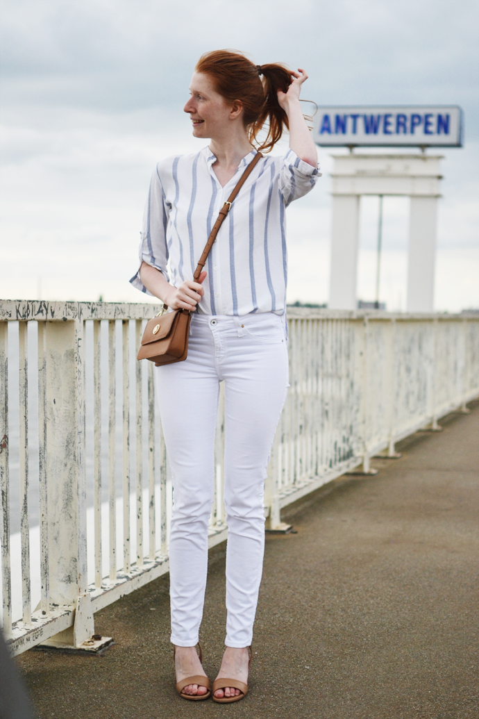 An Obsession With Blue & White Stripes