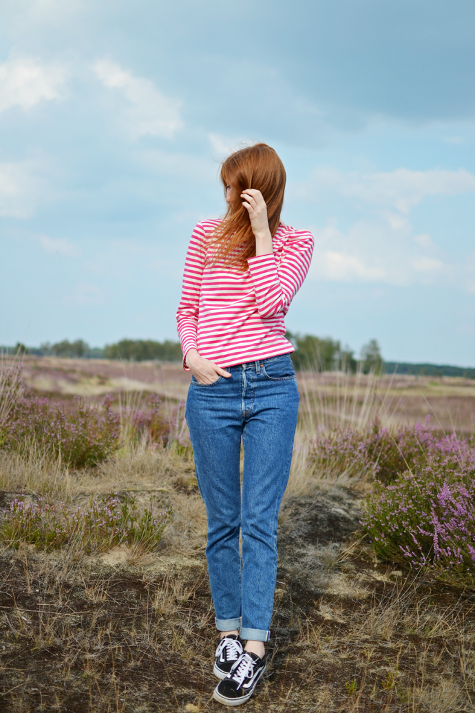 Pink Striped Top