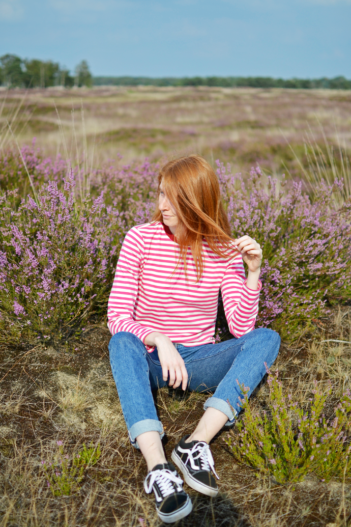 Pink Striped Top