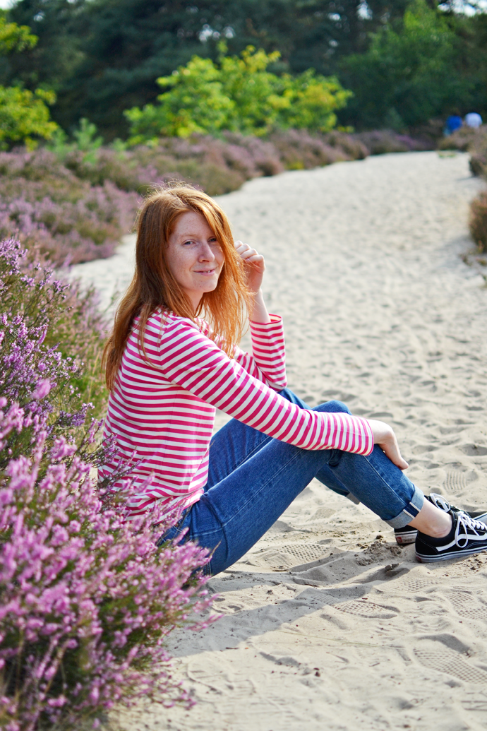 Pink Striped Top