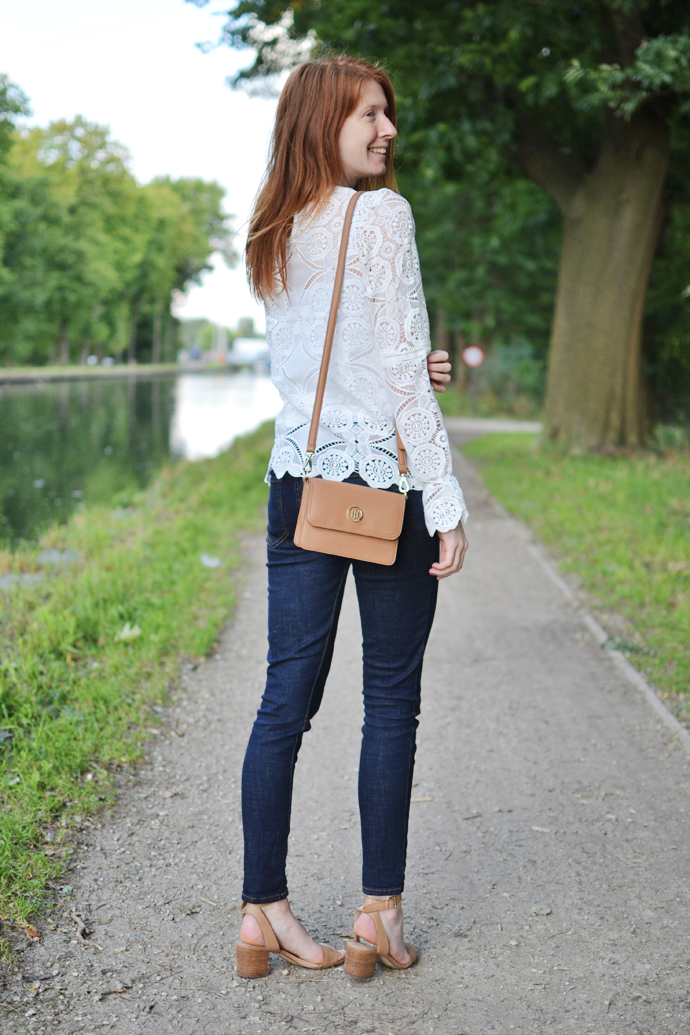 White Crochet Top