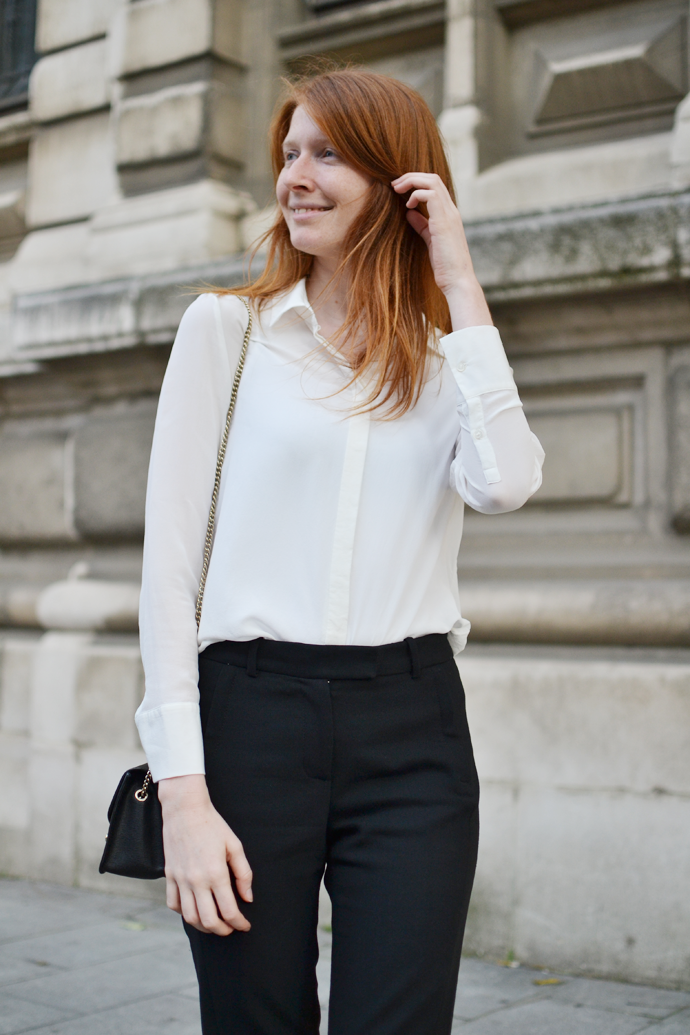 Basic Outfit Silk Blouse