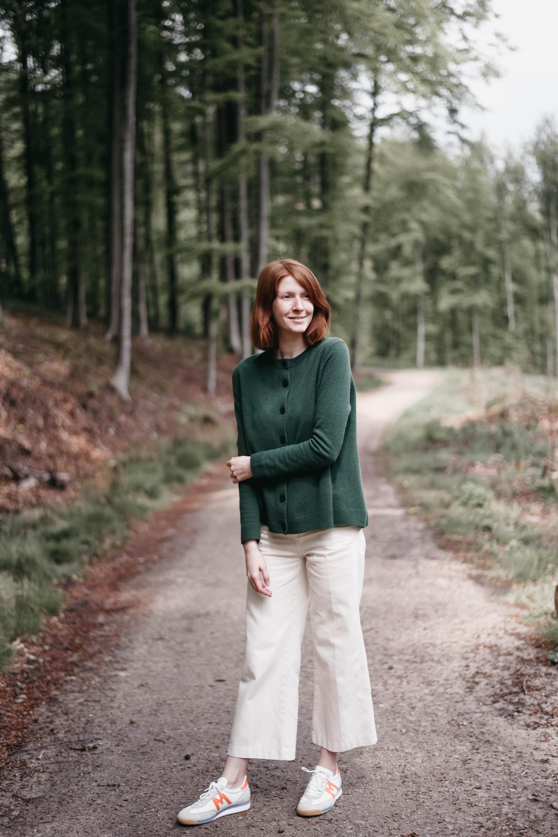 white denim culottes