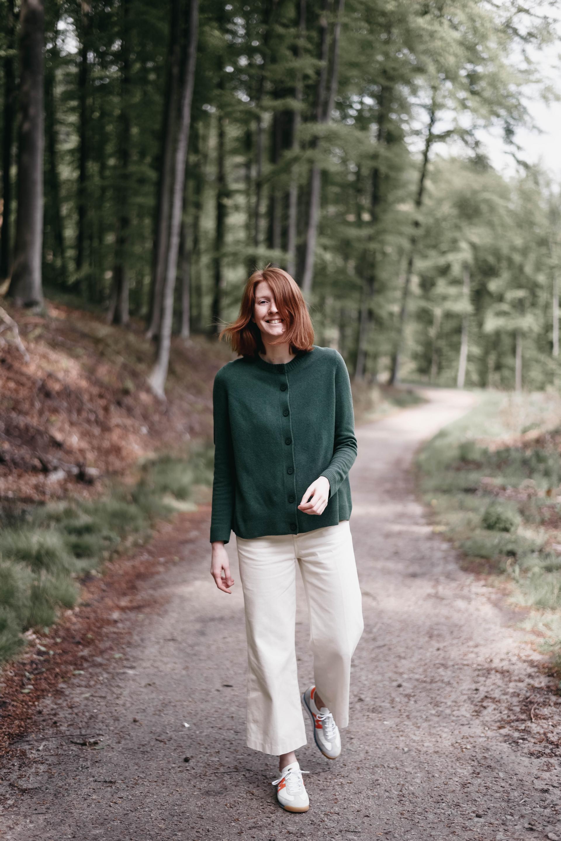 white denim culottes