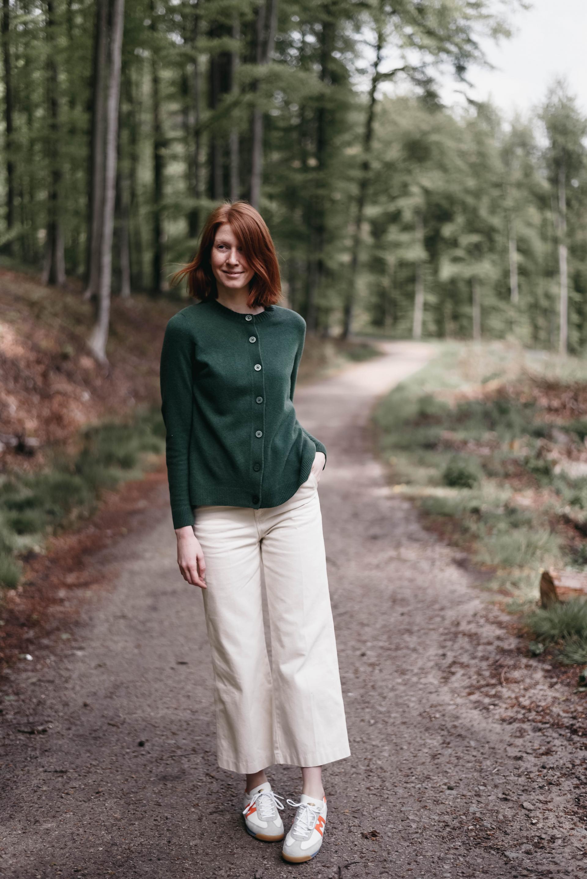 white denim culottes