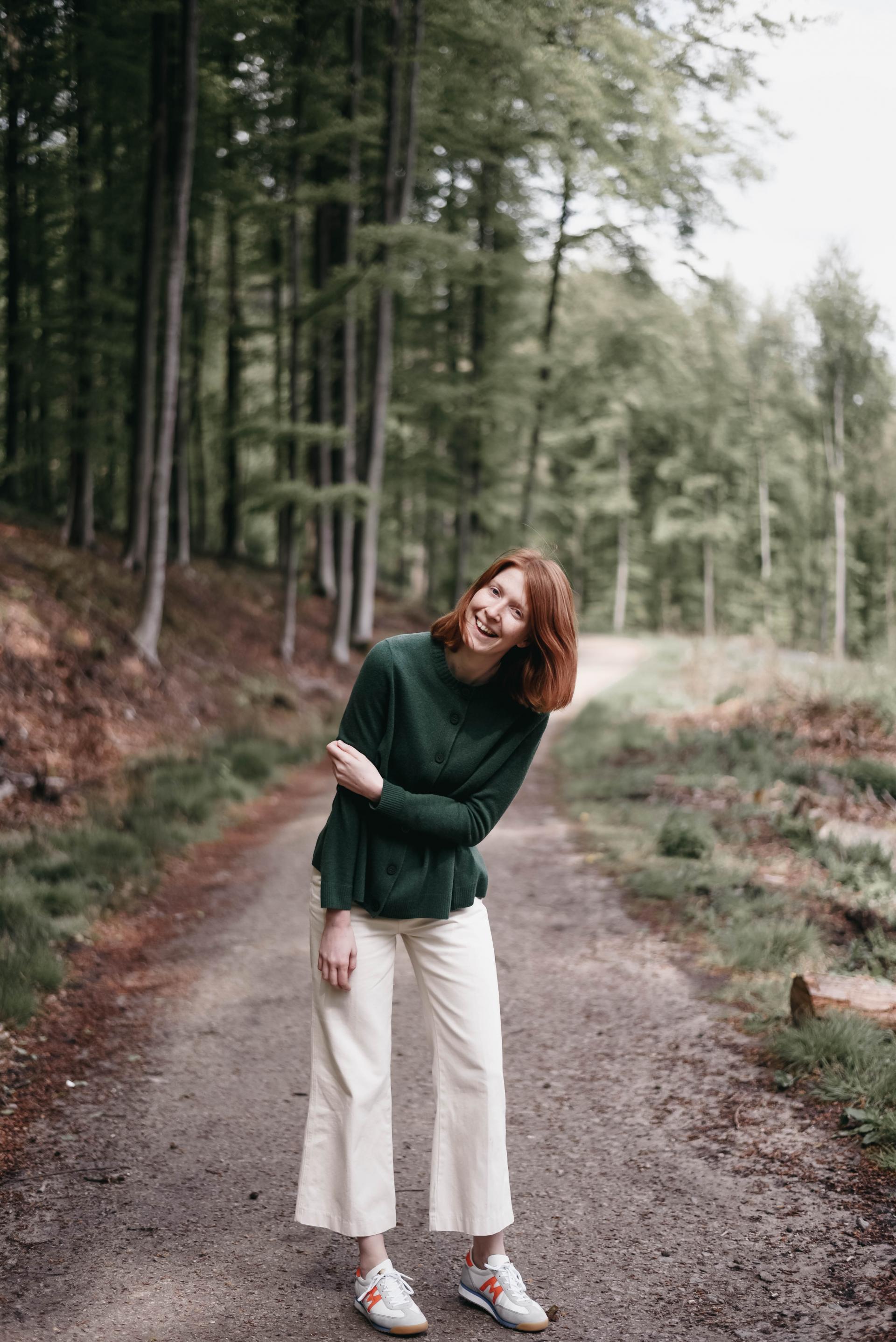 white denim culottes