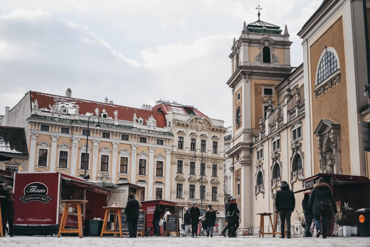 Vienna street market