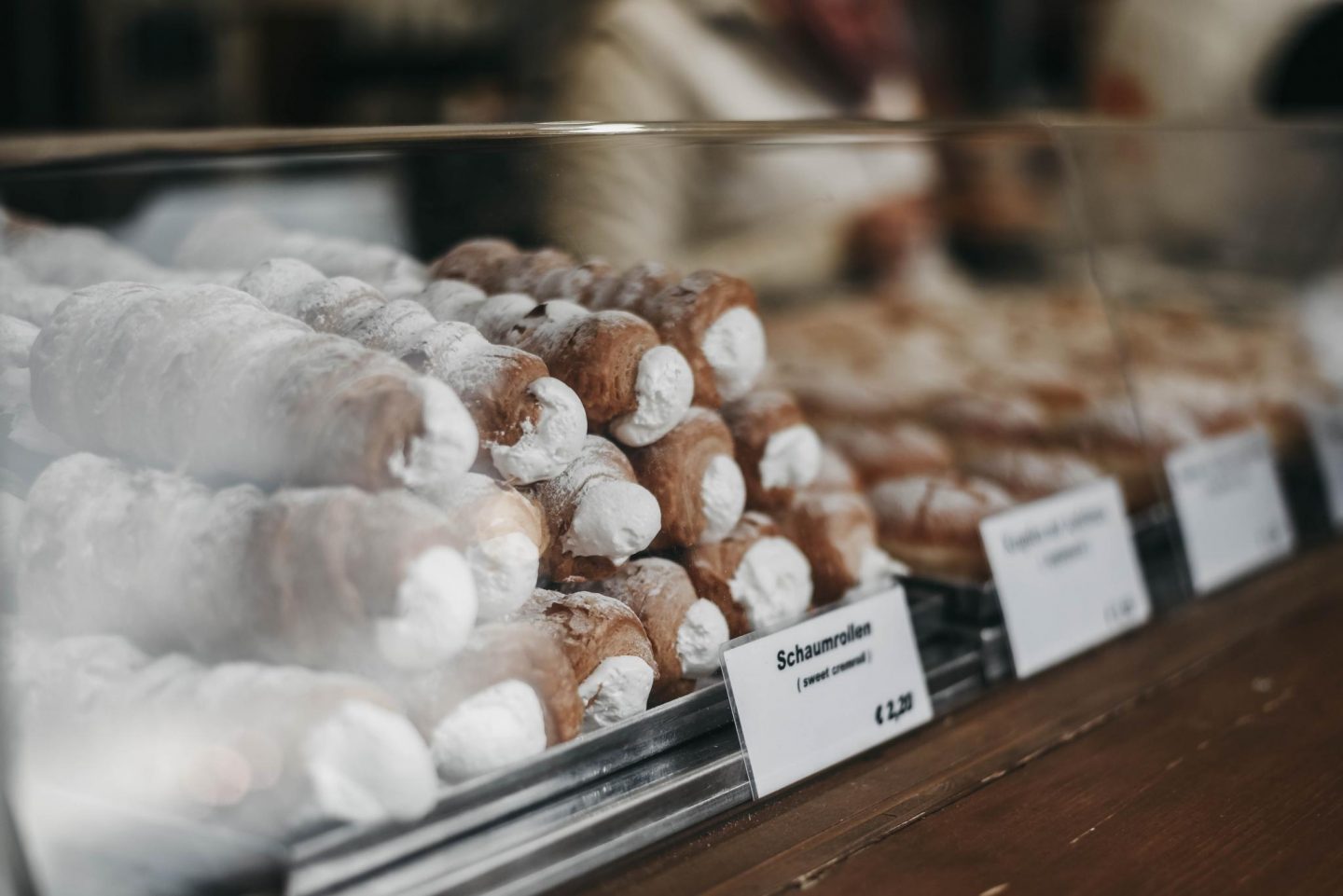 Vienna Christmas market Schaumrollen