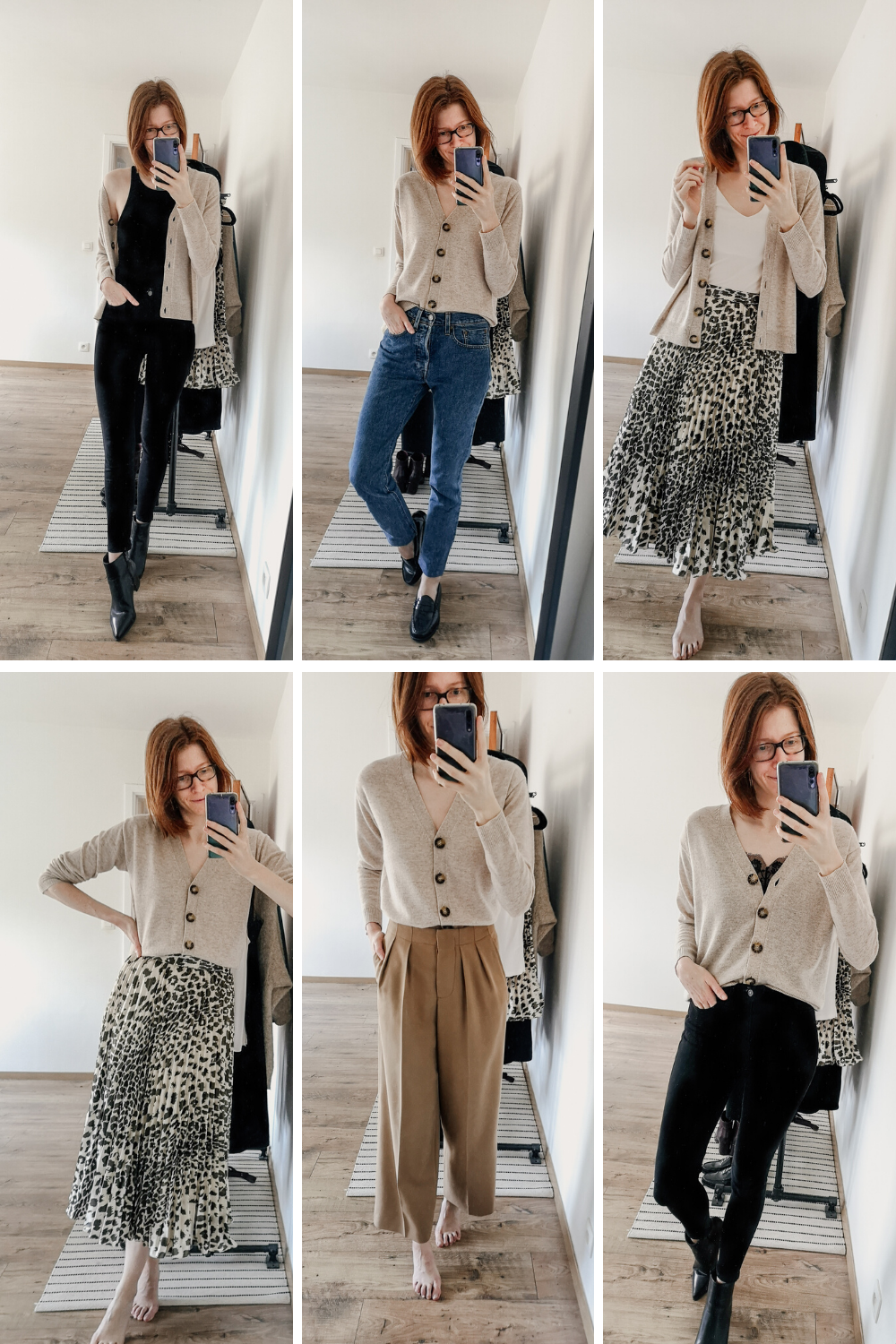 Top 34+ imagen beige cardigan outfit