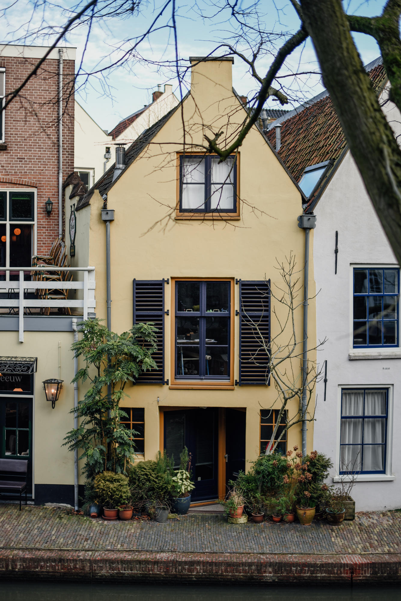 Canal house in Utrecht The Netherlands