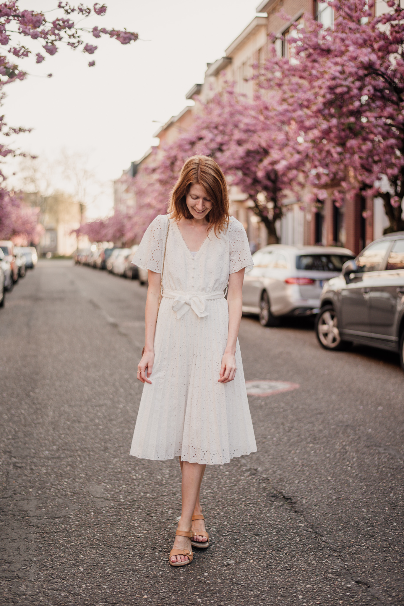 Outfit with Sézane dress for spring